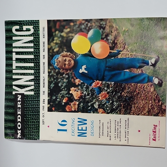 Modern Knitting September October 1960 Knit King Knitmaster Limited - Picture 2 of 11